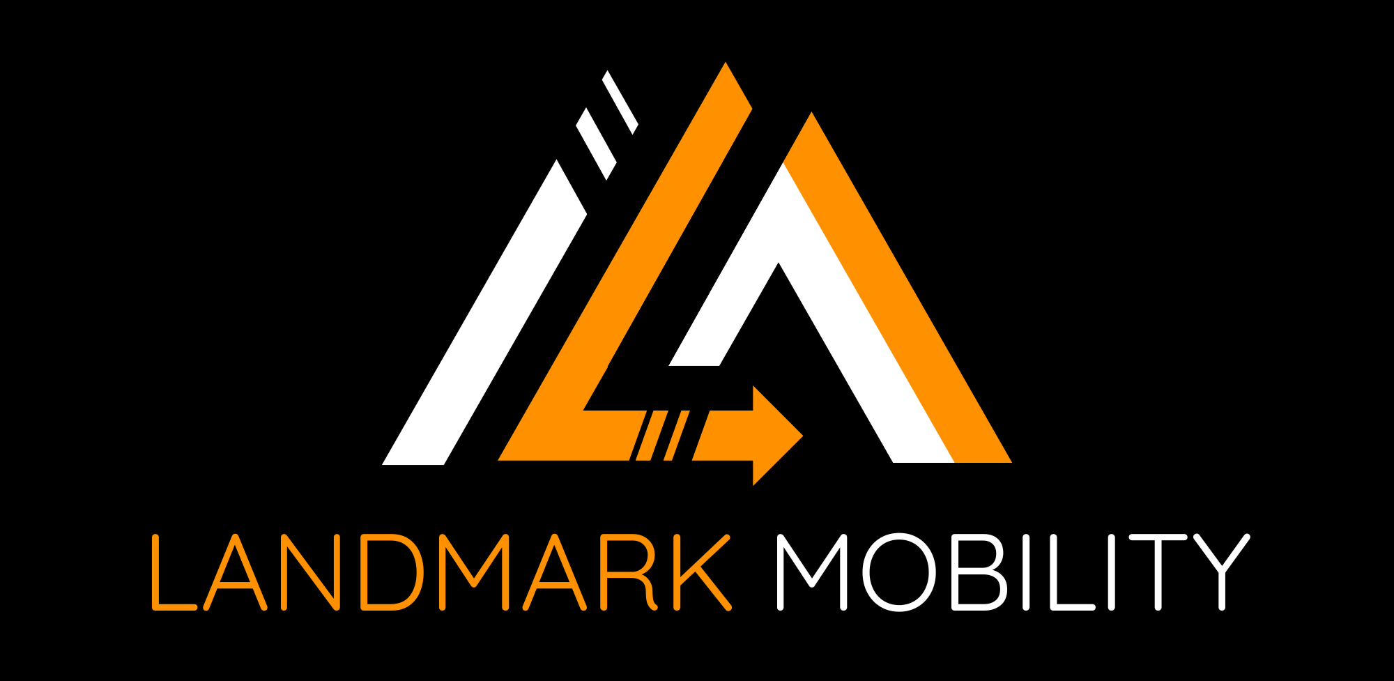 landmark mobility round sticker